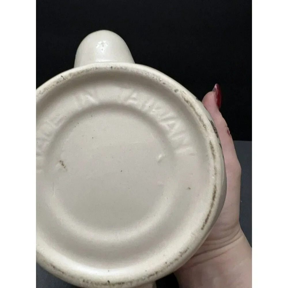 Vintage Ceramic Butterfly Teapot Made in Taiwan